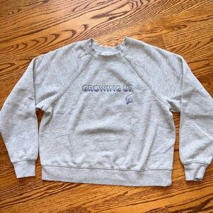 EUC Peloton Kids Growing Up Sweatshirt